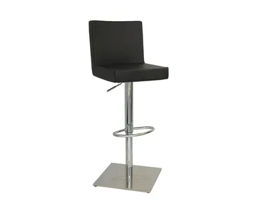 SG090 - Eco-leather stool height-adjustable with back _ Vela Arredamenti